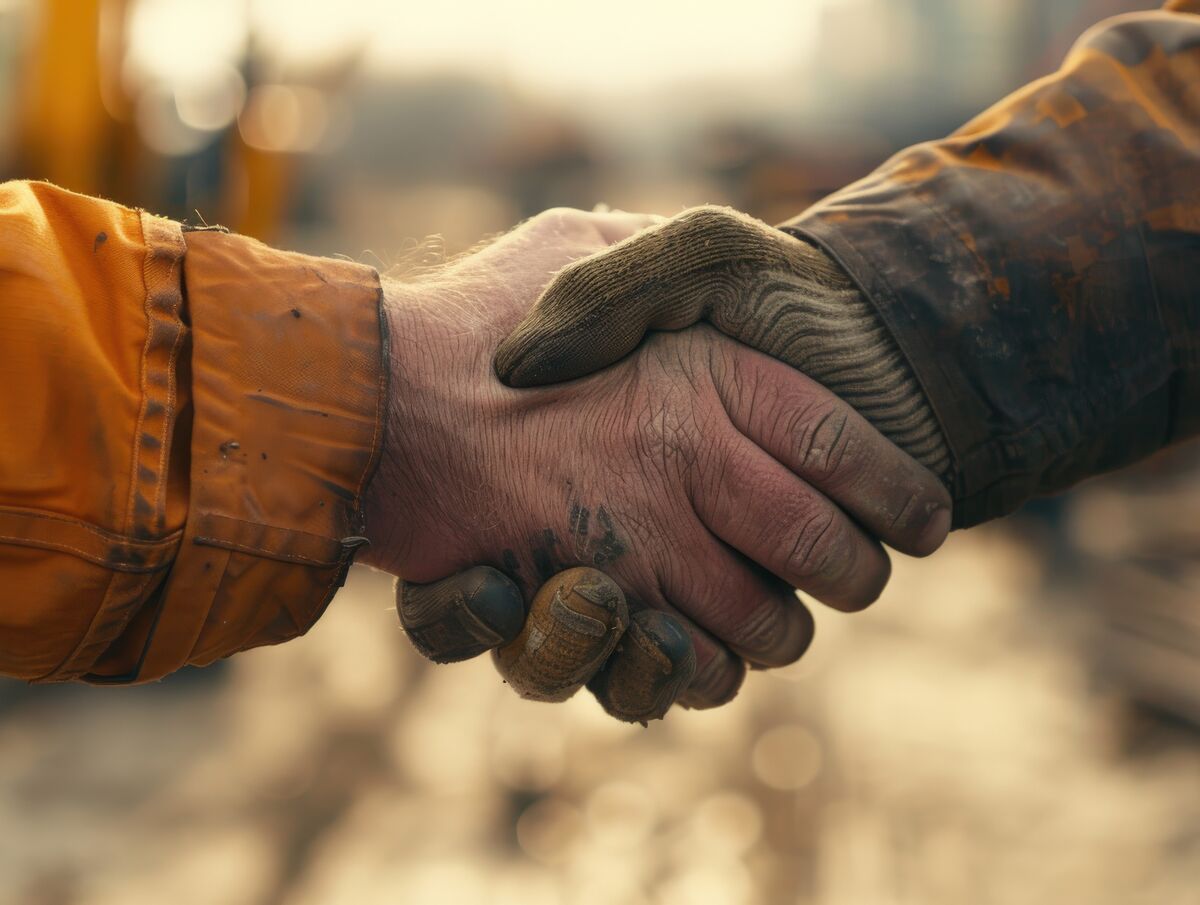 Partnership handshake